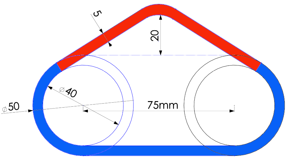 Stretched the way belt tension measuring diveces work